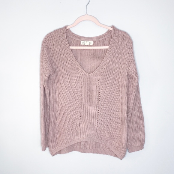 Pink Rose Knit Sweater - Picture 2 of 4